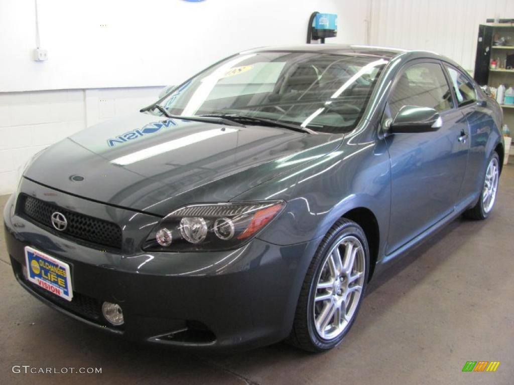 2008 tC  - Flint Gray Mica / Dark Charcoal Gray photo #1