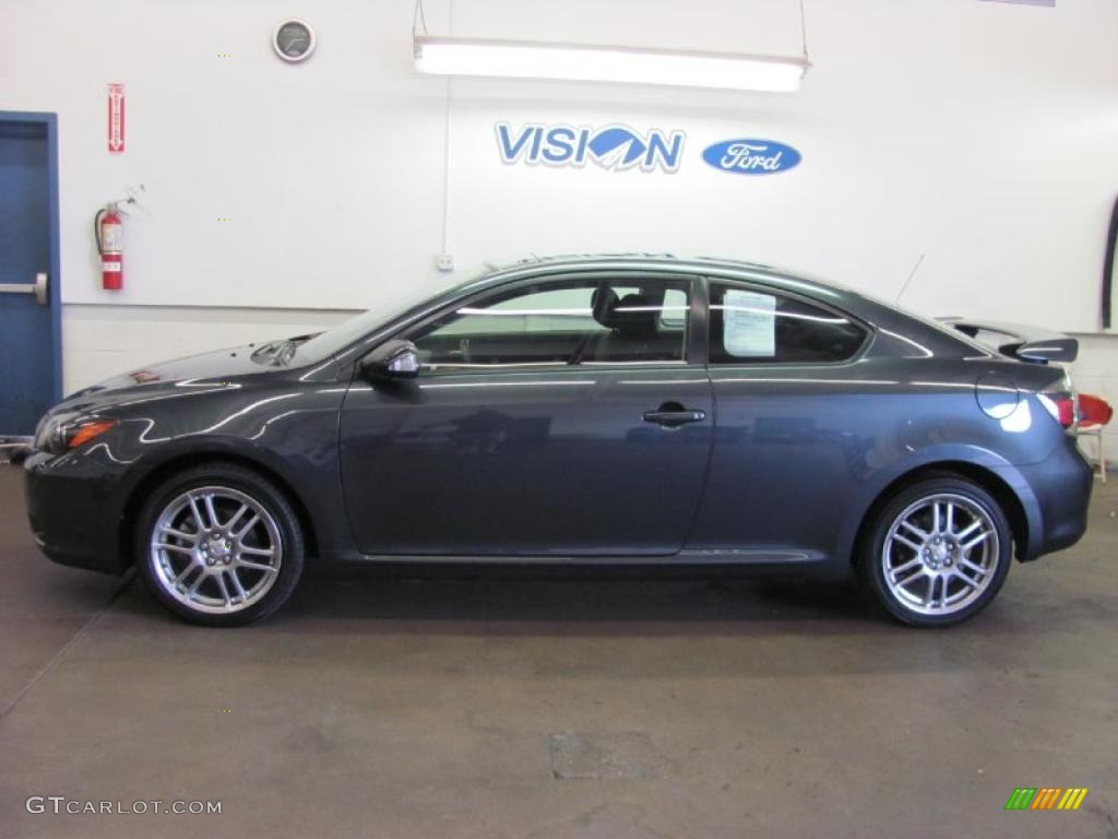 2008 tC  - Flint Gray Mica / Dark Charcoal Gray photo #15