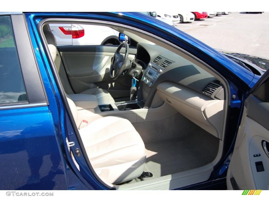 2008 Camry LE - Blue Ribbon Metallic / Bisque photo #12