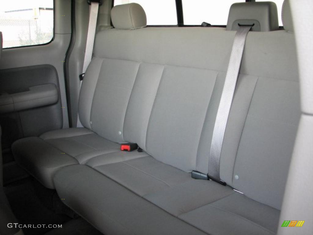 2008 F150 STX SuperCab 4x4 - Black / Medium Flint Grey photo #7
