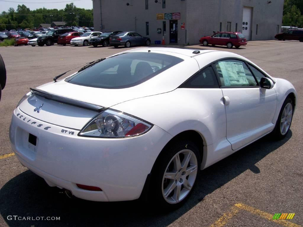 2008 Eclipse GT Coupe - Northstar White / Dark Charcoal photo #3