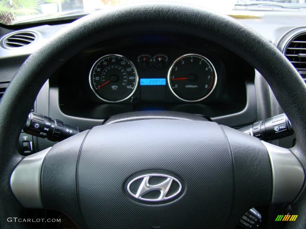 2007 Tiburon GS - Black Pearl / Black photo #19