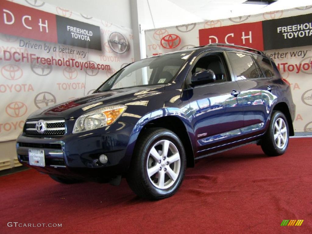 2007 RAV4 Limited 4WD - Nautical Blue Metallic / Ash Gray photo #1