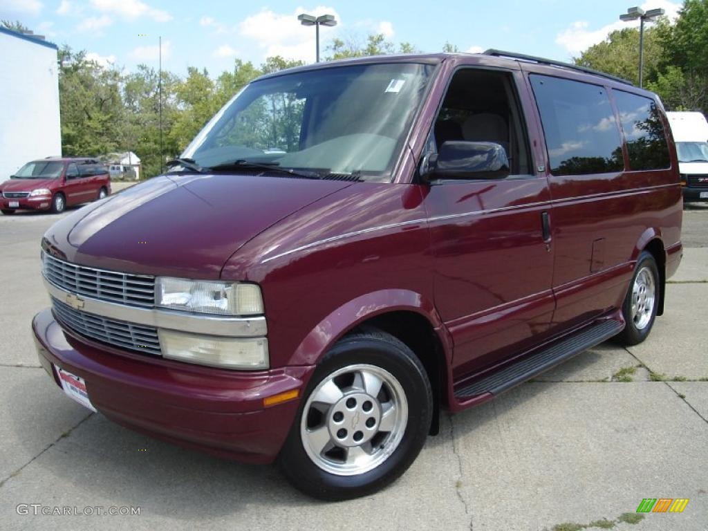 Dark Carmine Red Metallic Chevrolet Astro