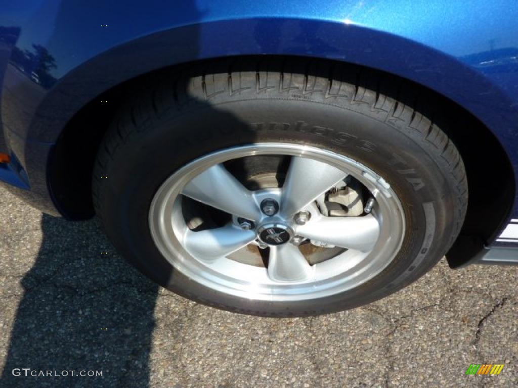 2007 Mustang V6 Deluxe Coupe - Vista Blue Metallic / Light Graphite photo #9