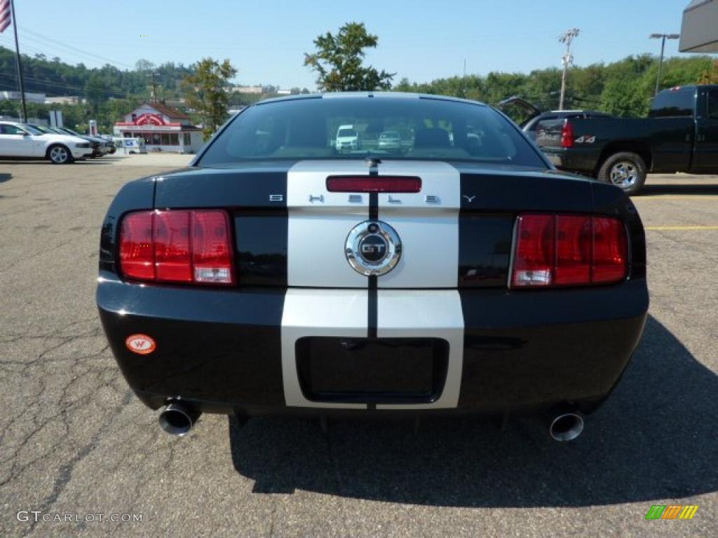 2007 Mustang Shelby GT Coupe - Black / Dark Charcoal photo #3