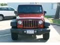 2007 Red Rock Crystal Pearl Jeep Wrangler X 4x4  photo #9