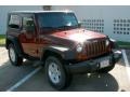 2007 Red Rock Crystal Pearl Jeep Wrangler X 4x4  photo #17