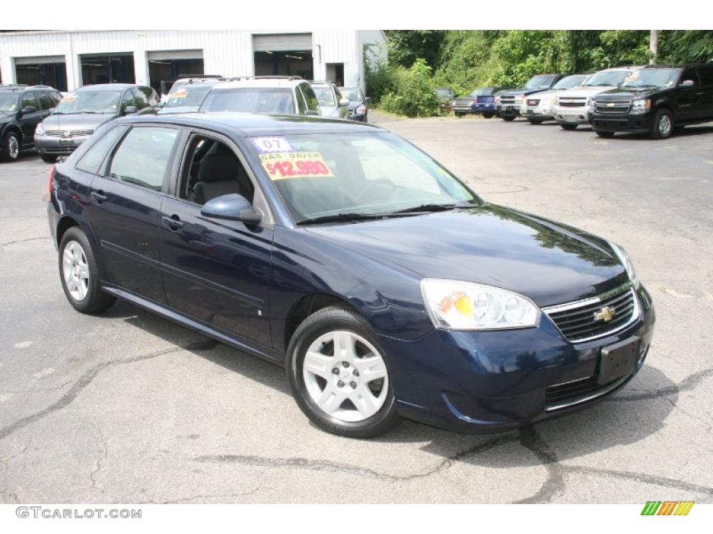 2007 Malibu Maxx LT Wagon - Dark Blue Metallic / Ebony Black photo #3