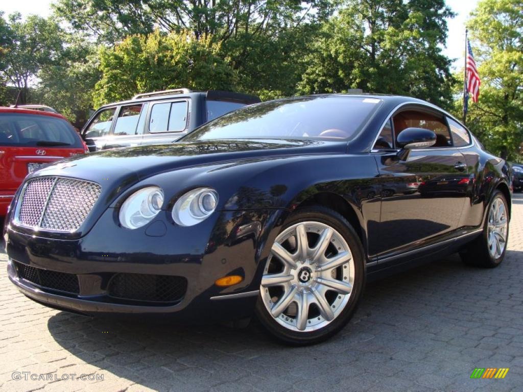 Dark Sapphire Bentley Continental GT