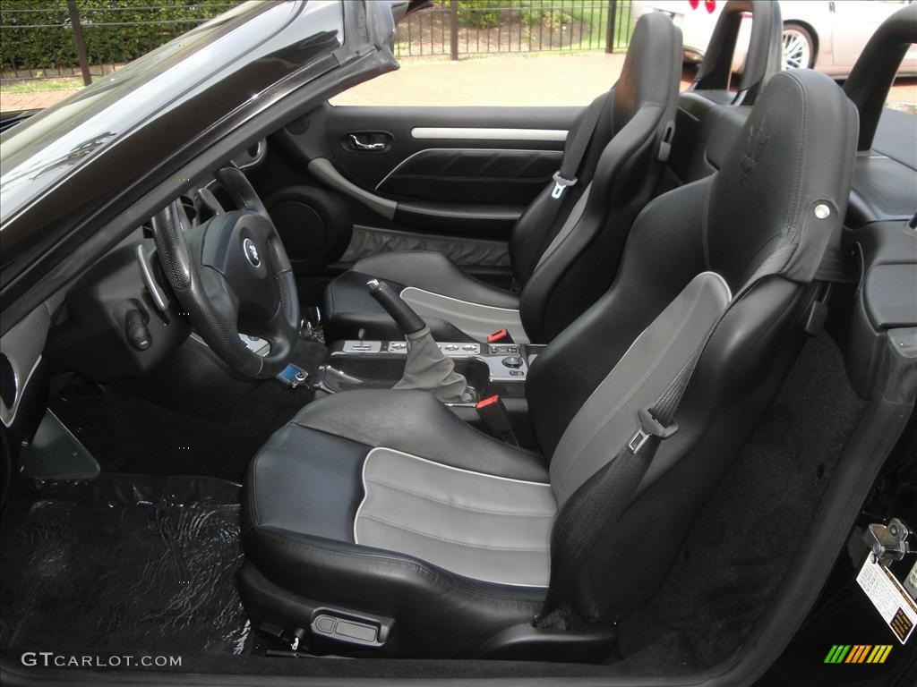 Black/Gray Interior 2006 Maserati GranSport Spyder Photo #35056539