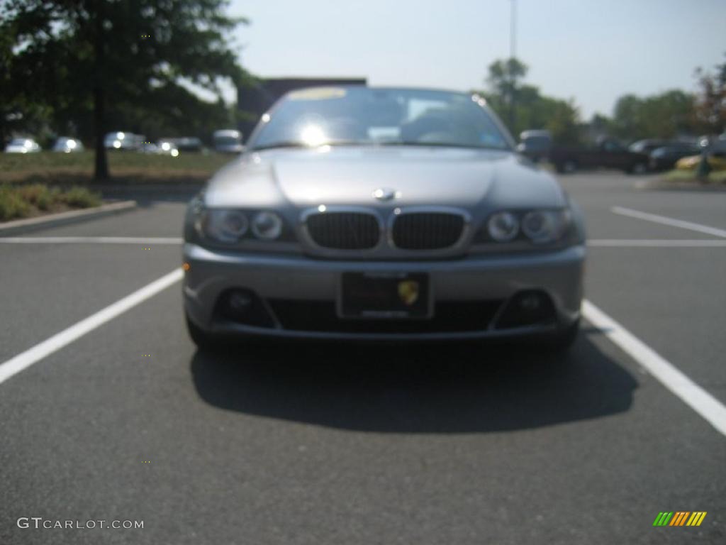 2004 3 Series 330i Convertible - Silver Grey Metallic / Grey photo #7