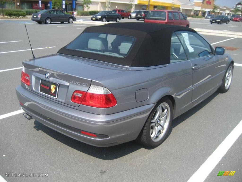 2004 3 Series 330i Convertible - Silver Grey Metallic / Grey photo #9
