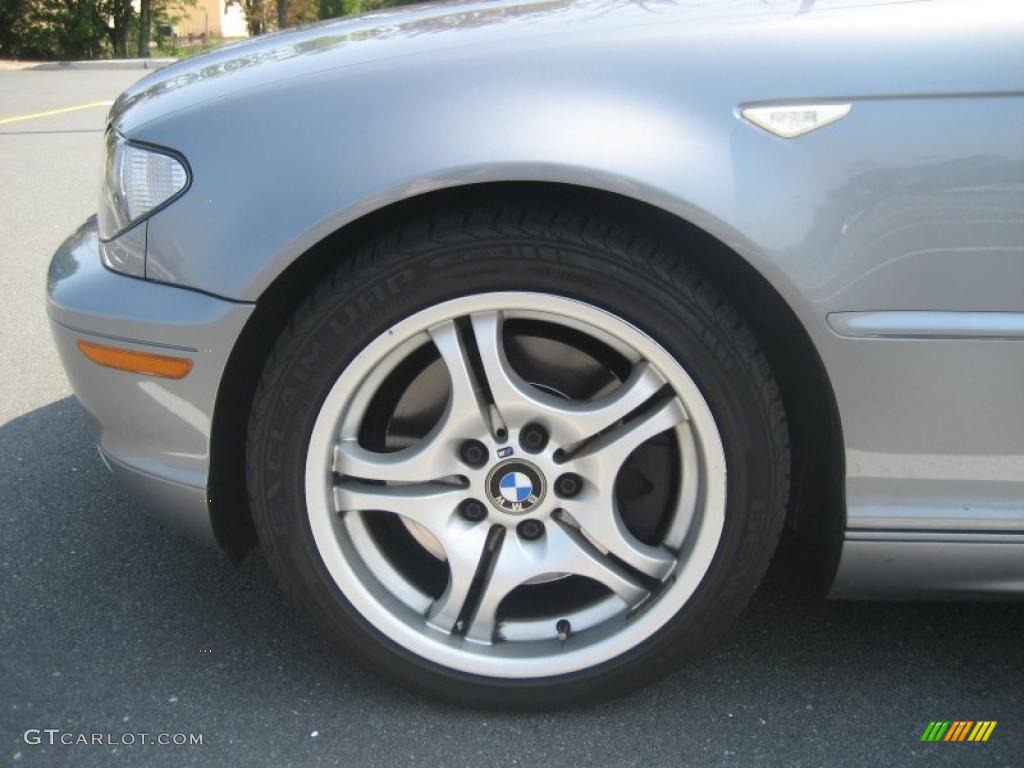 2004 3 Series 330i Convertible - Silver Grey Metallic / Grey photo #14