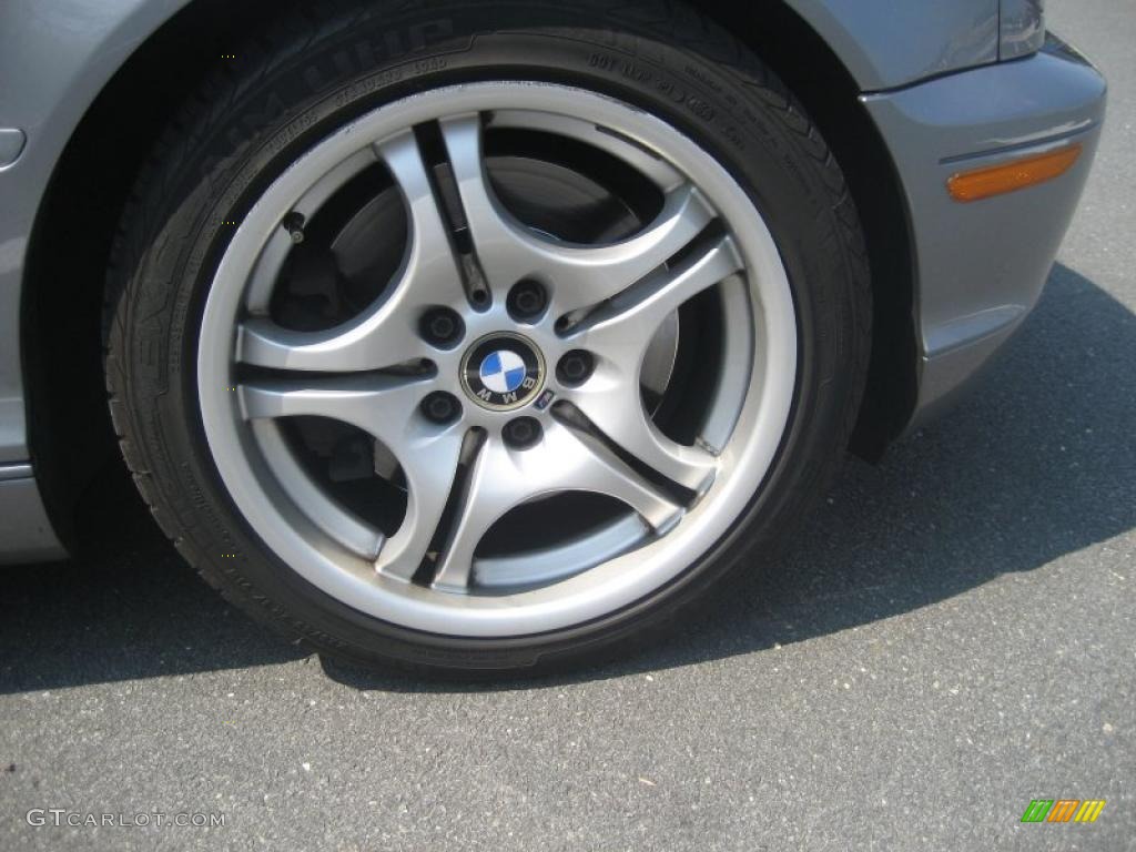 2004 3 Series 330i Convertible - Silver Grey Metallic / Grey photo #17
