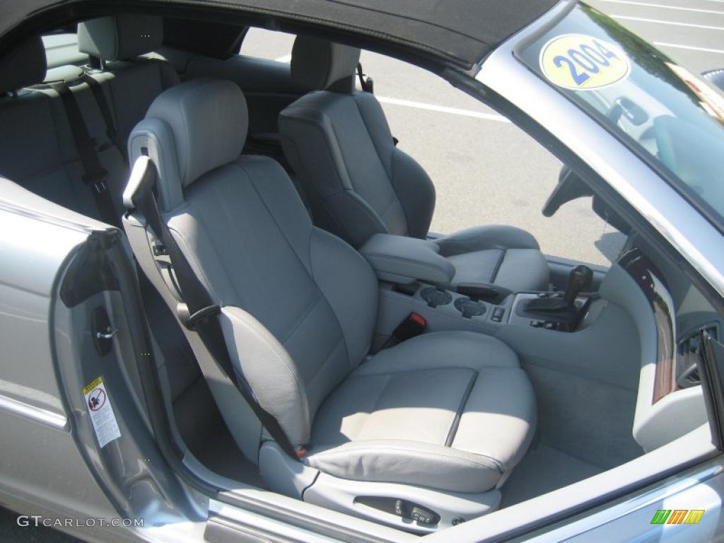2004 3 Series 330i Convertible - Silver Grey Metallic / Grey photo #36