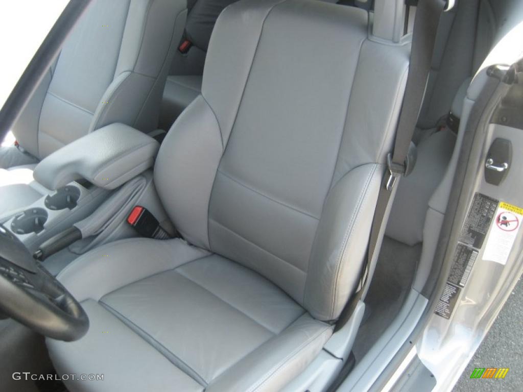 2004 3 Series 330i Convertible - Silver Grey Metallic / Grey photo #38