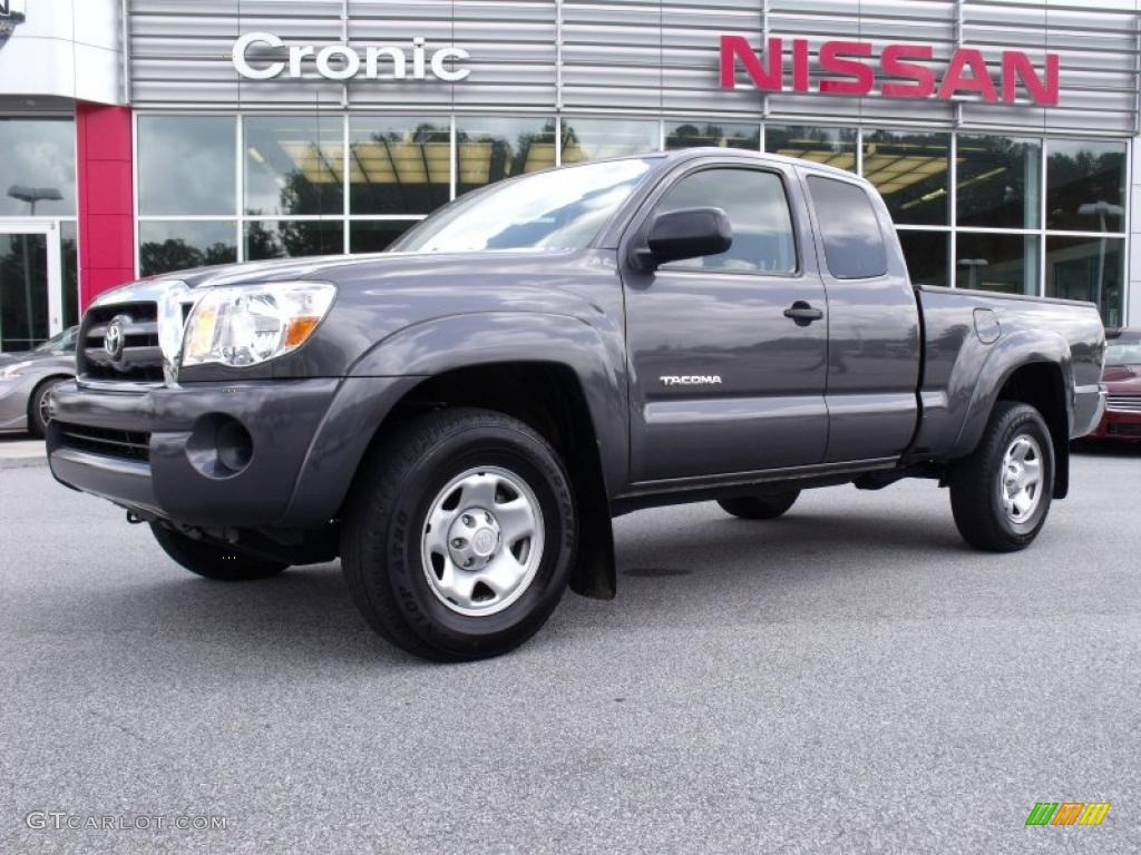 2009 Tacoma PreRunner Access Cab - Magnetic Gray Metallic / Sand Beige photo #1
