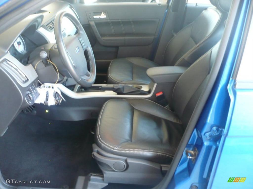 2010 Focus SES Sedan - Blue Flame Metallic / Charcoal Black photo #9