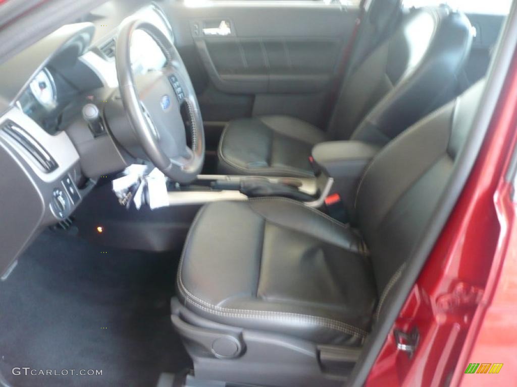 2010 Focus SES Sedan - Sangria Red Metallic / Charcoal Black photo #9