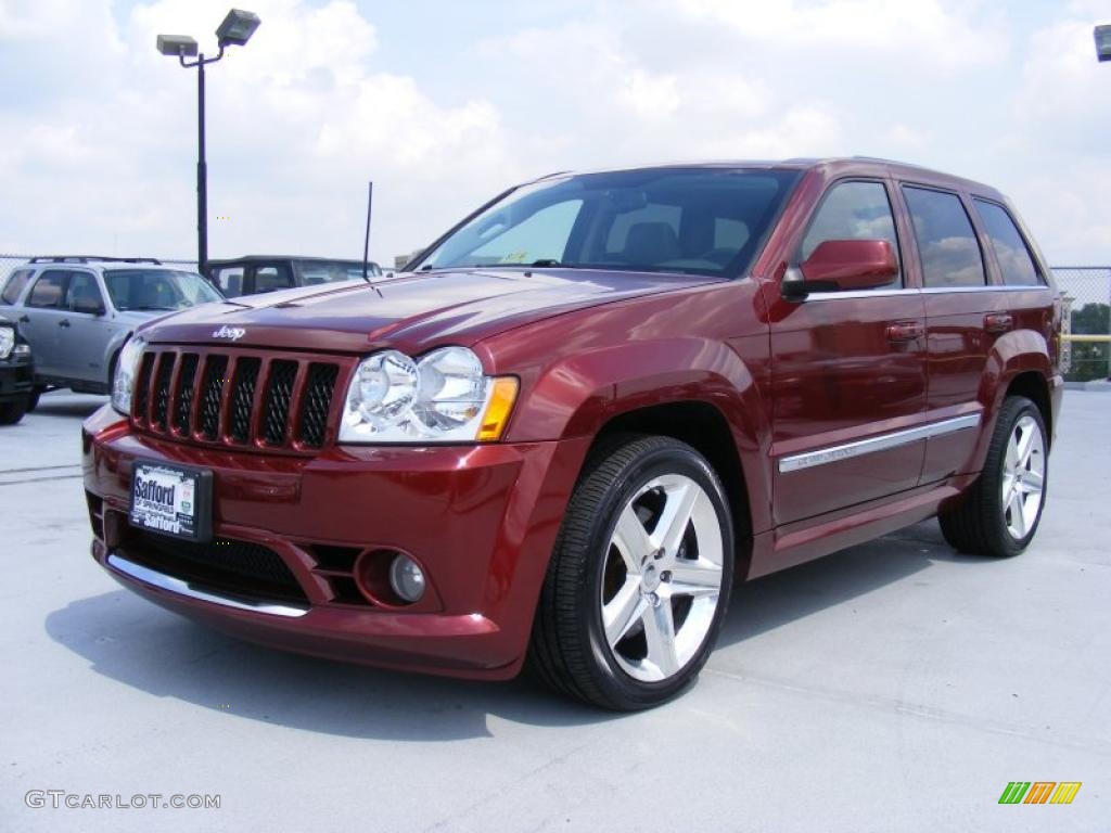 2007 Grand Cherokee SRT8 4x4 - Red Rock Crystal Pearl / Medium Slate Gray photo #1