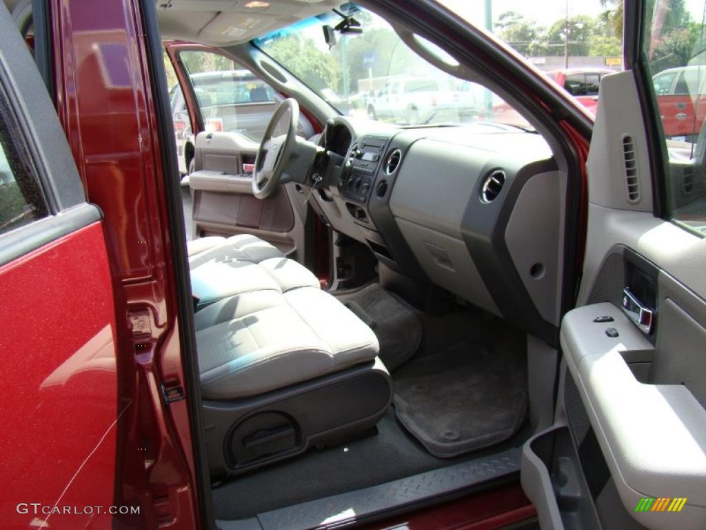 2006 F150 XLT SuperCrew - Dark Toreador Red Metallic / Medium/Dark Flint photo #12