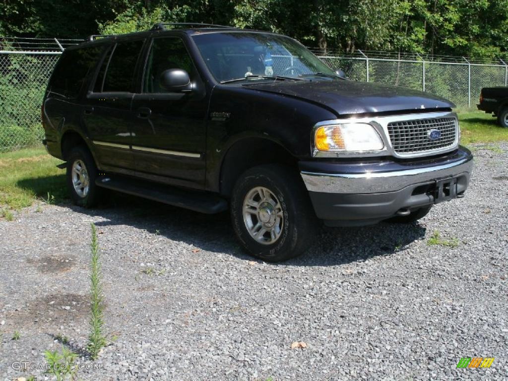 2000 Expedition XLT 4x4 - Deep Wedgewood Blue Metallic / Medium Graphite photo #1
