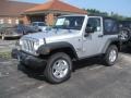 2010 Bright Silver Metallic Jeep Wrangler Sport 4x4  photo #1