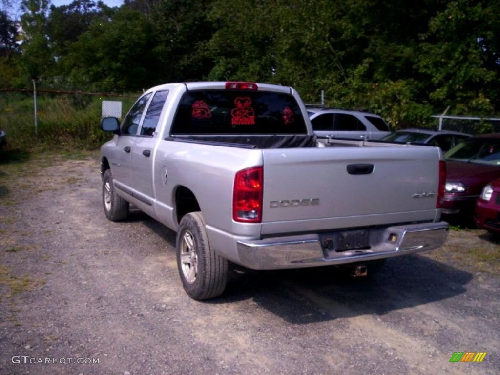 2002 Ram 1500 Sport Quad Cab 4x4 - Bright Silver Metallic / Dark Slate Gray photo #4