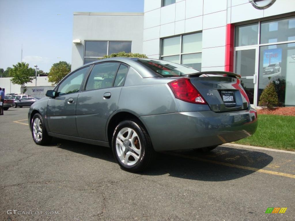2004 ION 3 Sedan - Storm Grey / Grey photo #4