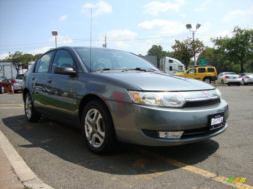 2004 ION 3 Sedan - Storm Grey / Grey photo #8