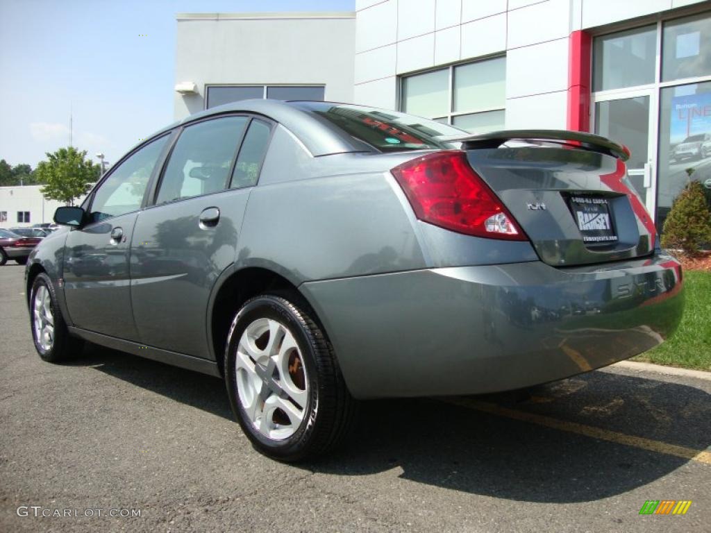 2004 ION 3 Sedan - Storm Grey / Grey photo #13