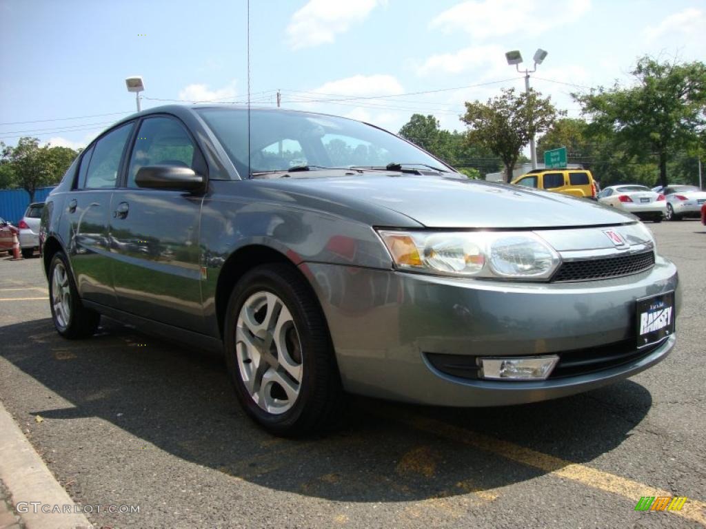 2004 ION 3 Sedan - Storm Grey / Grey photo #19