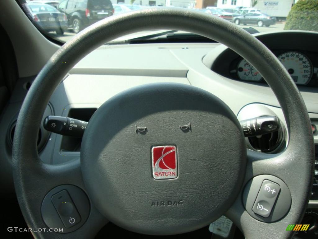 2004 ION 3 Sedan - Storm Grey / Grey photo #32