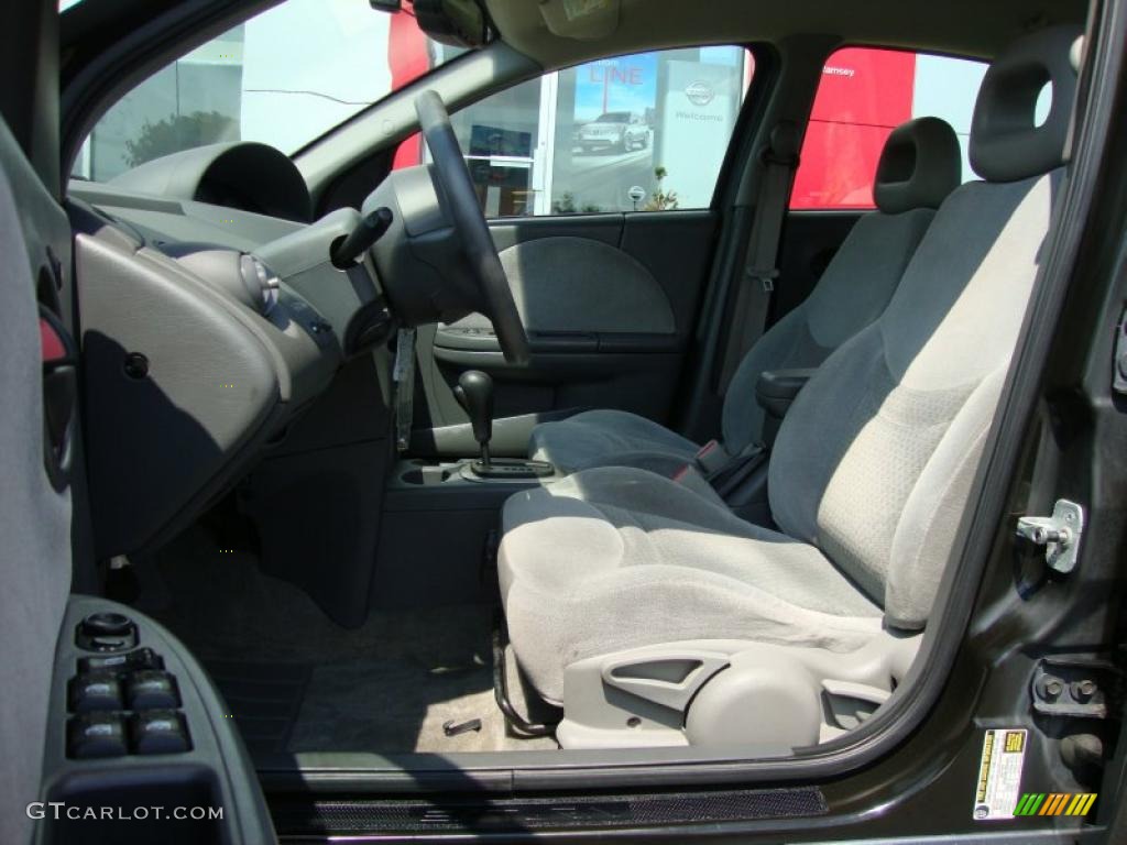 2004 ION 3 Sedan - Storm Grey / Grey photo #35