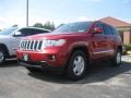 2011 Inferno Red Crystal Pearl Jeep Grand Cherokee Laredo 4x4  photo #1