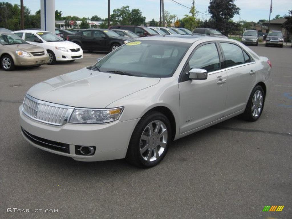 2008 MKZ Sedan - Dune Pearl Metallic / Dark Charcoal photo #7