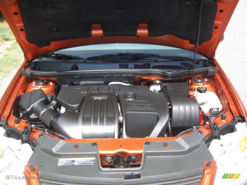 2007 Cobalt LS Sedan - Sunburst Orange Metallic / Gray photo #26