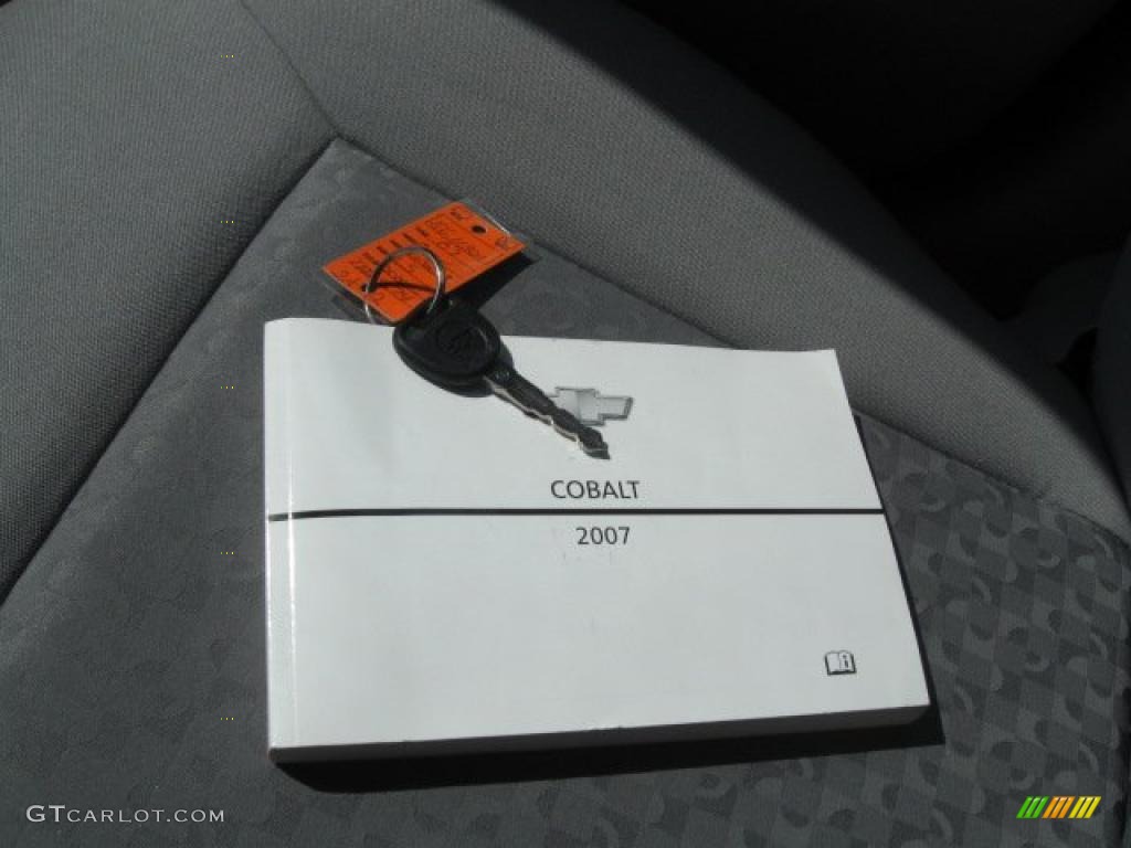 2007 Cobalt LS Sedan - Sunburst Orange Metallic / Gray photo #28