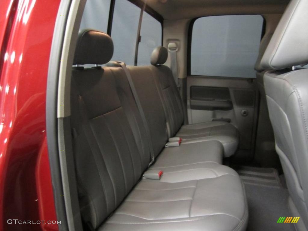 2007 Ram 1500 Laramie Quad Cab 4x4 - Inferno Red Crystal Pearl / Medium Slate Gray photo #8