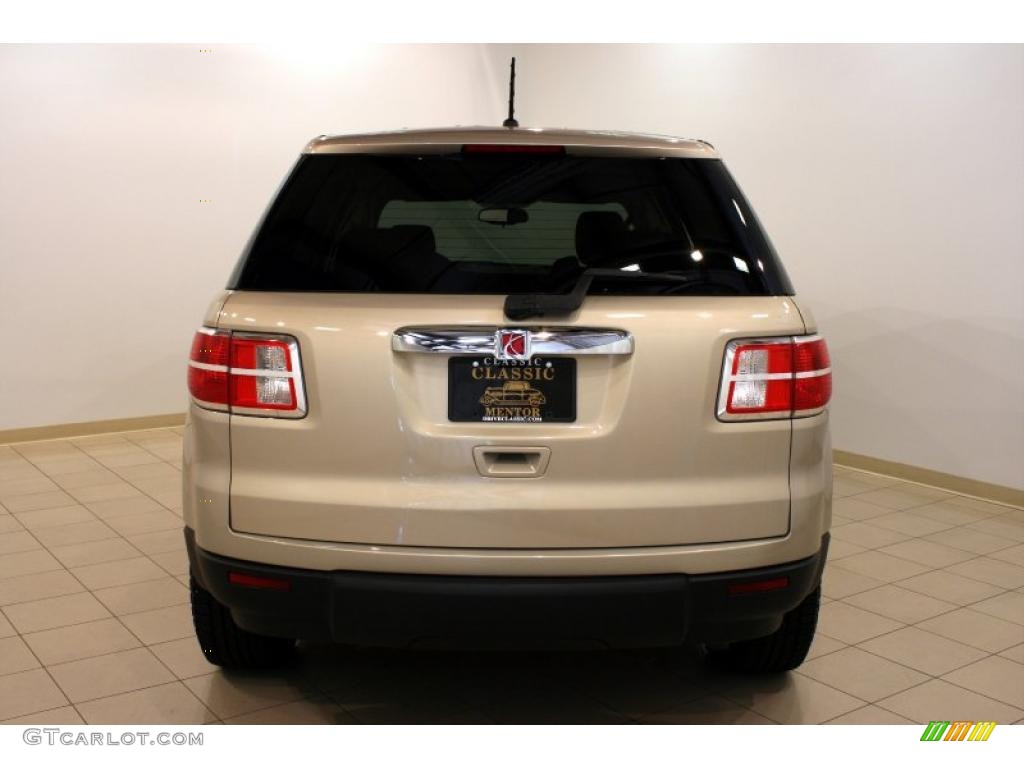 2009 Outlook XE AWD - Gold Mist / Black photo #6