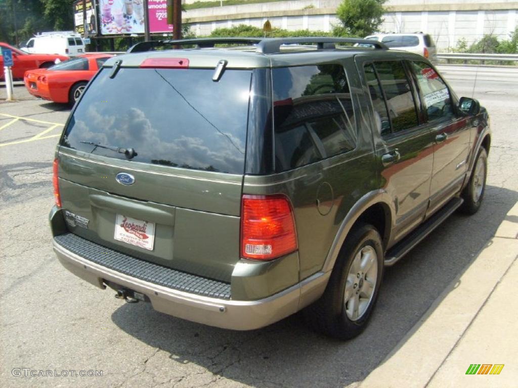 2004 Explorer Eddie Bauer 4x4 - Estate Green Metallic / Medium Parchment photo #5