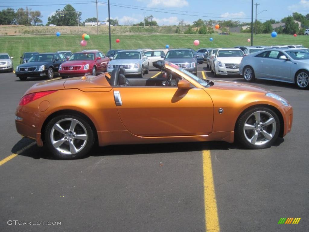 2006 350Z Grand Touring Roadster - Le Mans Sunset Metallic / Charcoal Leather photo #3