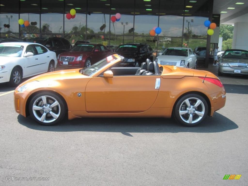 2006 350Z Grand Touring Roadster - Le Mans Sunset Metallic / Charcoal Leather photo #4