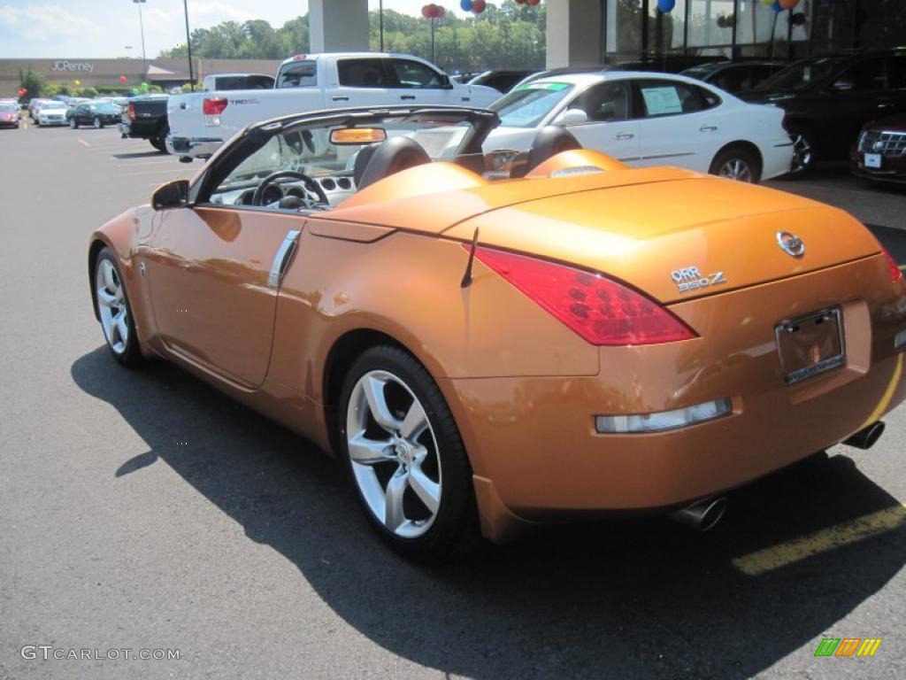 2006 350Z Grand Touring Roadster - Le Mans Sunset Metallic / Charcoal Leather photo #5