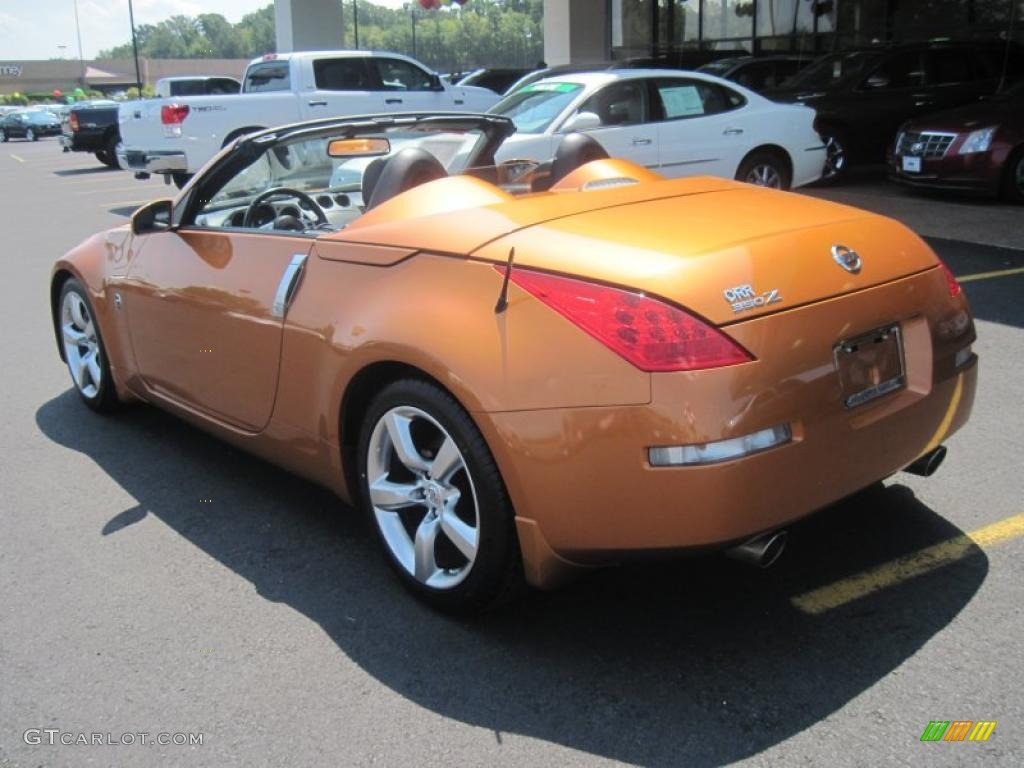 2006 350Z Grand Touring Roadster - Le Mans Sunset Metallic / Charcoal Leather photo #6