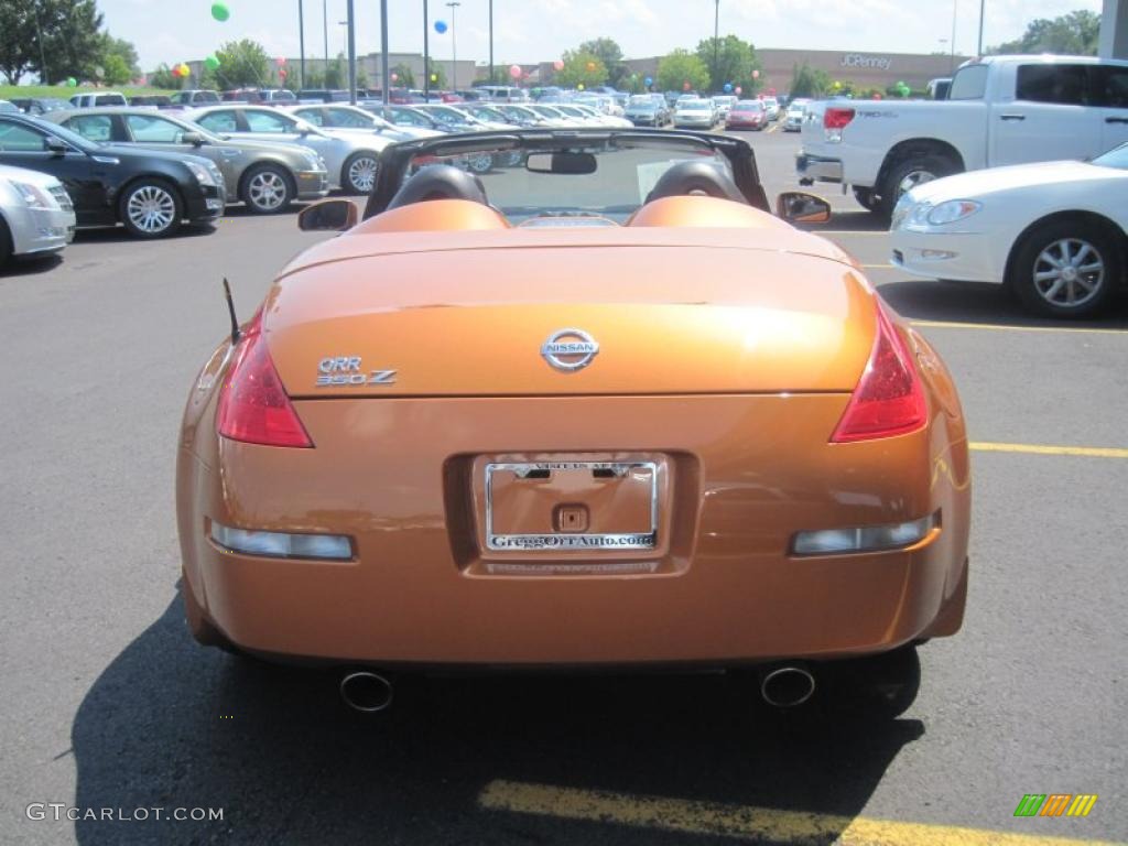 2006 350Z Grand Touring Roadster - Le Mans Sunset Metallic / Charcoal Leather photo #9