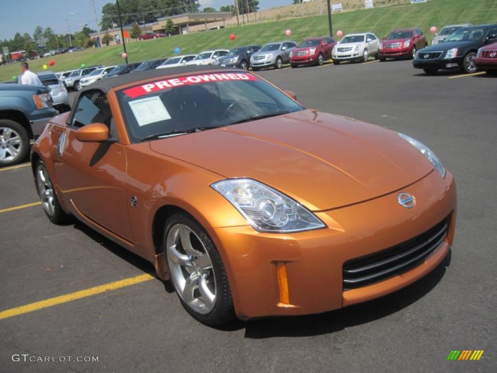 2006 350Z Grand Touring Roadster - Le Mans Sunset Metallic / Charcoal Leather photo #18