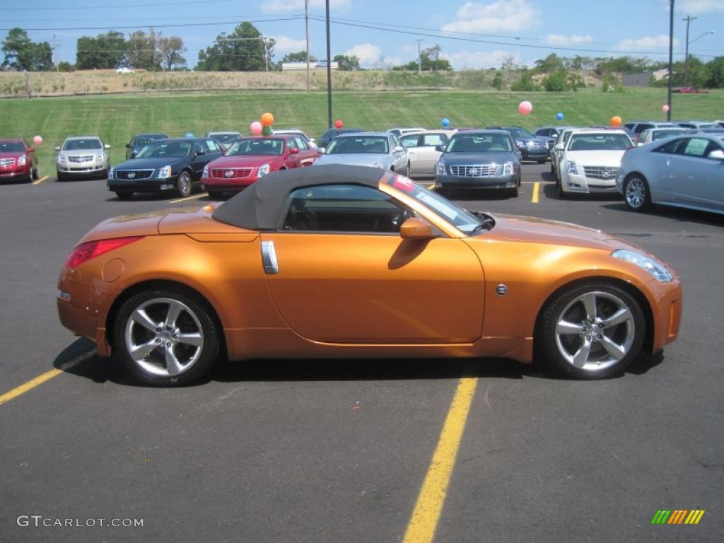 2006 350Z Grand Touring Roadster - Le Mans Sunset Metallic / Charcoal Leather photo #19