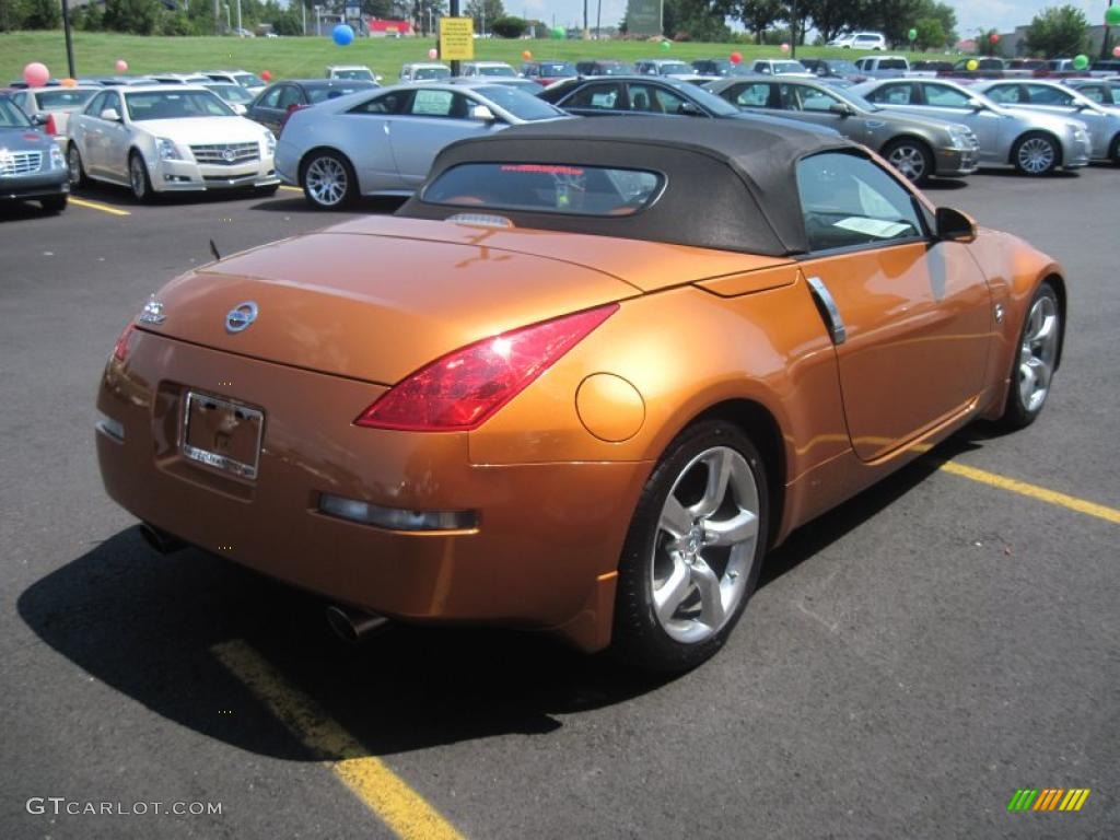 2006 350Z Grand Touring Roadster - Le Mans Sunset Metallic / Charcoal Leather photo #20
